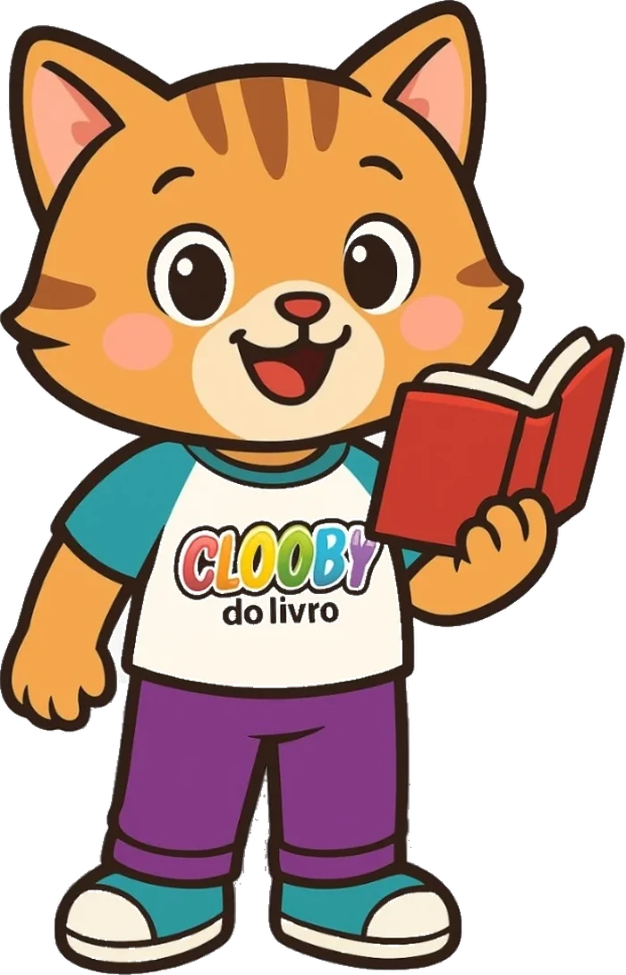 Cloobynho, o mascote do Clooby do Livro